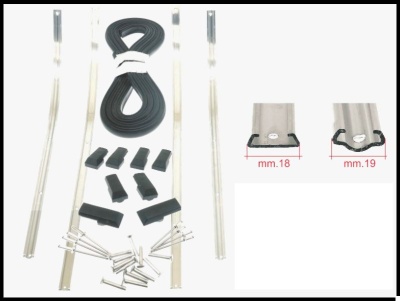Jogo de calhas de estrado para Vespa