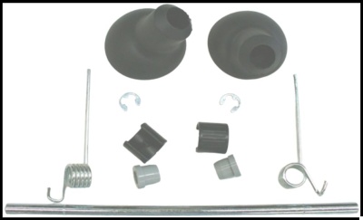 Kit de montagem suporte bagagem, frontal ou atrás para Vespa