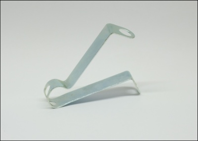 Chapa de retenção do tubo travão para Vespa