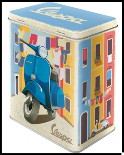 Lata Vespa - Italian Tin Box L