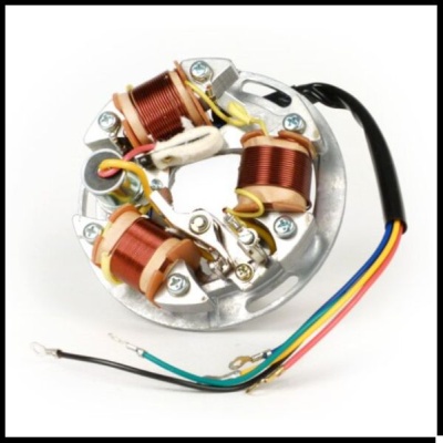 Prato de bobines/estator elétrico 6V para Vespa