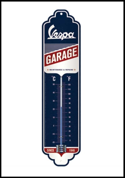 Termómetro Vespa Garage