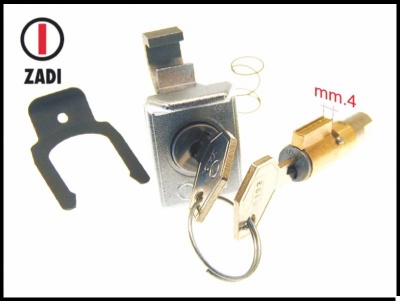 Kit de fechadura de direcção/porta luvas para Vespa