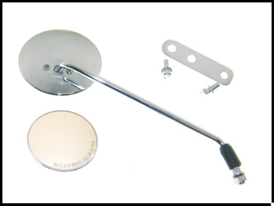 Espelho standard para montagem na parte inferior do guiador direito para Vespa