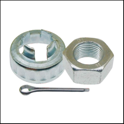 Kit de porca e anilha de castelo para tambor do travão atrás para Vespa