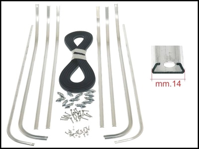 Jogo de calhas de estrado para Vespa