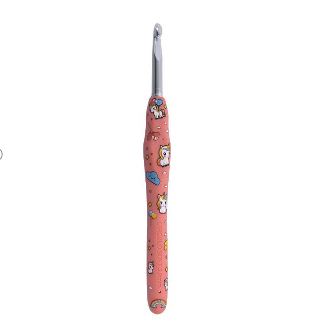 Agulha Circulo Coleção Limitada Rosa Unicornio - Agulha 5,0mm Agulha Circulo Coleção Limitada Rosa Unicornio - Agulha 5,0mm