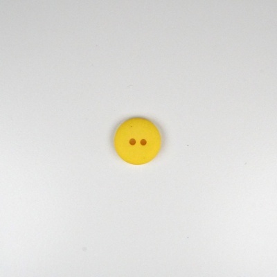 Botão Mate Amarelo 15mm