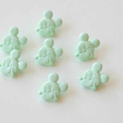 Botão Mickey Baby Verde