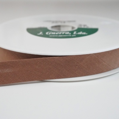 Fita de viés liso 18mm - cor 32 Castanho
