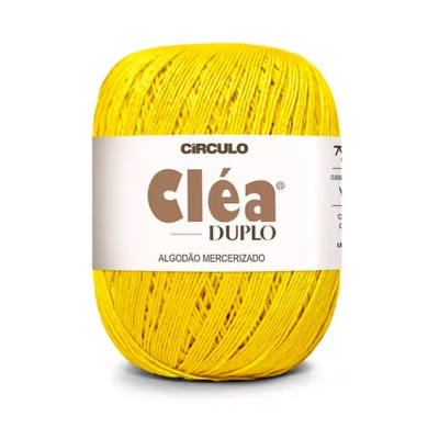 Circulo- Fio Cléa Duplo 1289 Canário