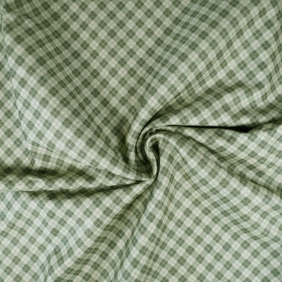 Tecido Fuxicos HEXÁGONO VERDE OLIVA 150cm