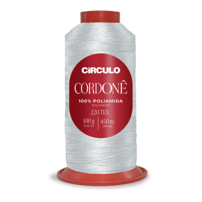 Fio Cordoné Branco 100gr