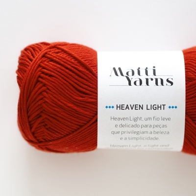 Matti Yarns- Fio Heaven Light 50gr Cor Vermelho
