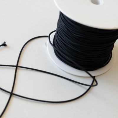 FG - Elástico Rolinho Preto 2mm