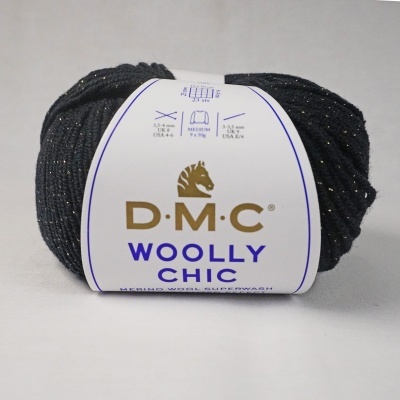DMC- Woolly Chic Preto 50gr