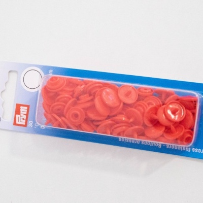 PRYM - Molas Pressão "bola" vermelho light 30pcs