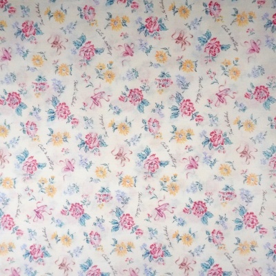 Tecido Japones Cosmo Textiles BR Flor Ballet 110cm