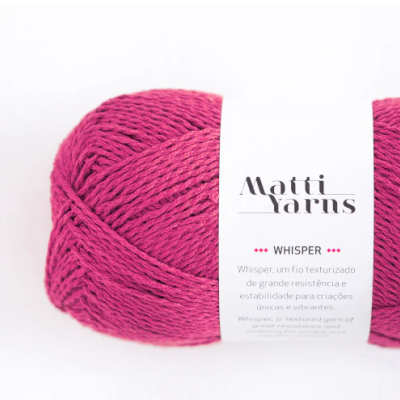 Matti Yarns- Fio Whisper 200gr Cor Rosa