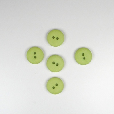 Botão Mate Verde Vivo 15mm
