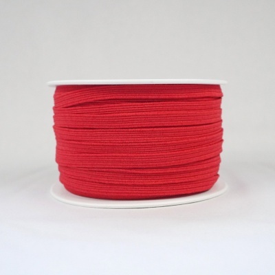 FG - Elástico Achatado 5mm Vermelho