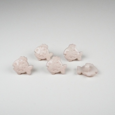 Botão Peixinho Baby Bege 15mm