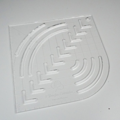 Régua Cantos e Curvas 12x12 3DC