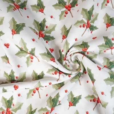 Tecido Fuxicos Azevinhos 150cm