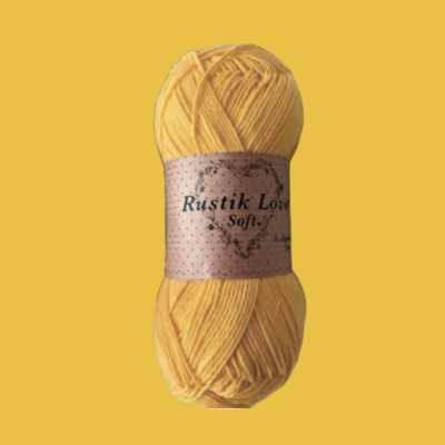 Selva- Fio Rustik Love 50gr Lemon