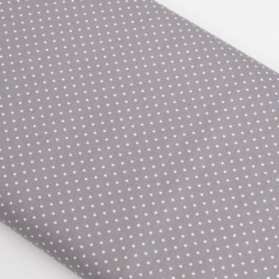 POPPY - Tecido Pintas Pequenas cinza 150cm