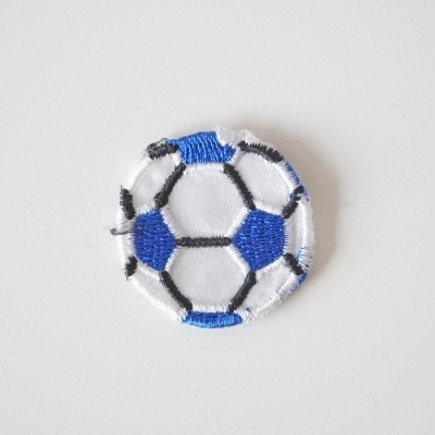 FG - Emblema Bola Futebol Azul