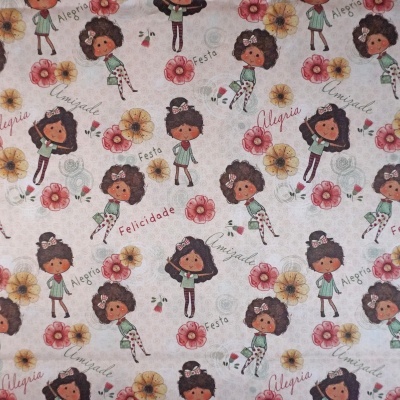 Tecido Fuxicos Boneca Alegria 150cm