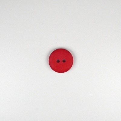 Botão Mate Vermelho 15mm
