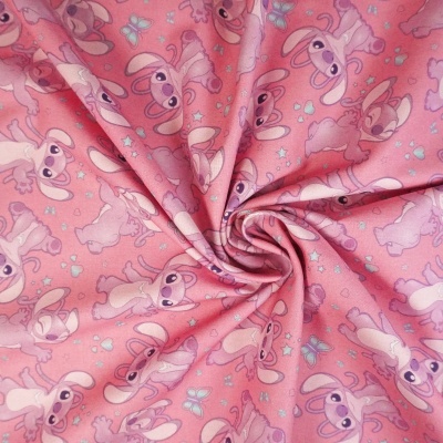 Tecido Disney Rosa Angel 140cm