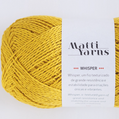 Matti Yarns- Fio Whisper 200gr Cor Amarelo