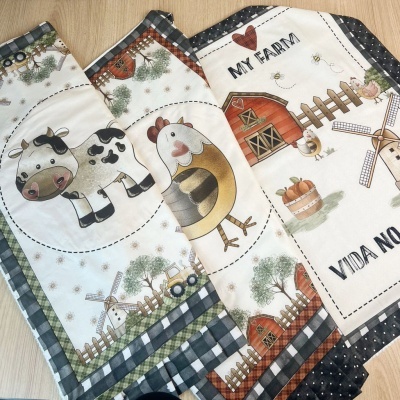 Tecido Fuxicos HEXÁGONO VERDE OLIVA 150cm