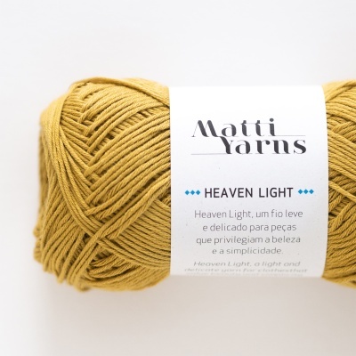 Matti Yarns- Fio Heaven Light 50gr Cor Amarelo