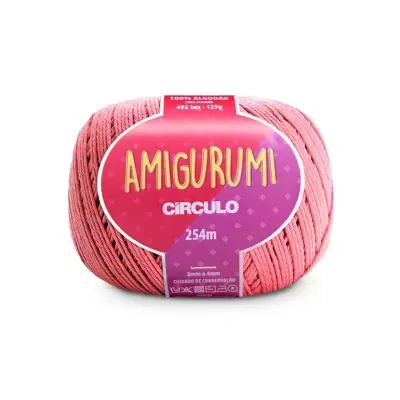 Circulo- Fio Amigurumi 125gr Cor 3048 - FLAMINGO