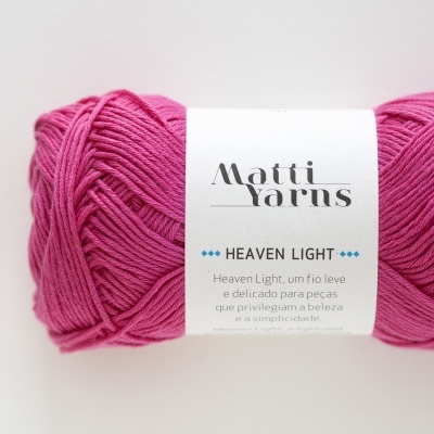 Matti Yarns- Fio Heaven Light 50gr Cor Rosa