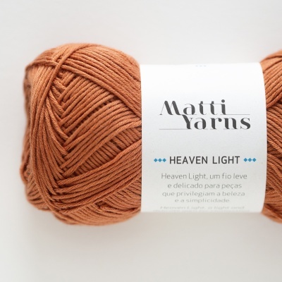 Matti Yarns- Fio Heaven Light 50gr Cor Laranja