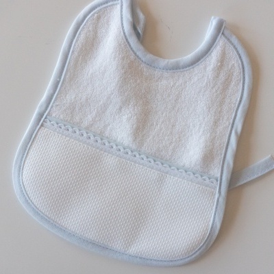 Babete bordar - cor AZUL