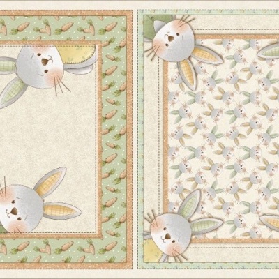 Painel  Fuxicos Individuais Coelhinhos