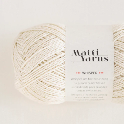 Matti Yarns- Fio Whisper 200gr Cor Perola