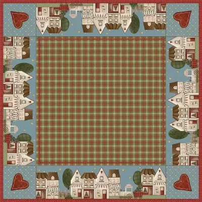 Painel Fuxicos Toalha de Mesa Meu Natal 150x150cm