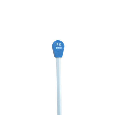Agulha Croché Tunisiano Plastico 5mm