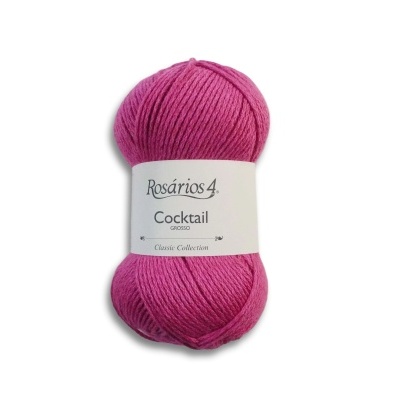 Rosários 4- Cocktail Grosso Cor Rosa Vivo