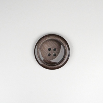 Botão Redondo Castanho 25mm