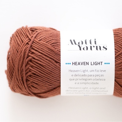 Matti Yarns- Fio Heaven Light 50gr Cor Laranja