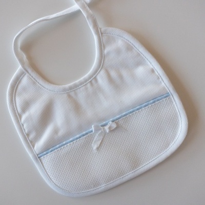 Babete bordar - cor AZUL