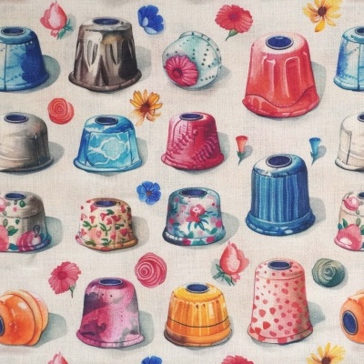 Tecido Costura Dedais 150cm